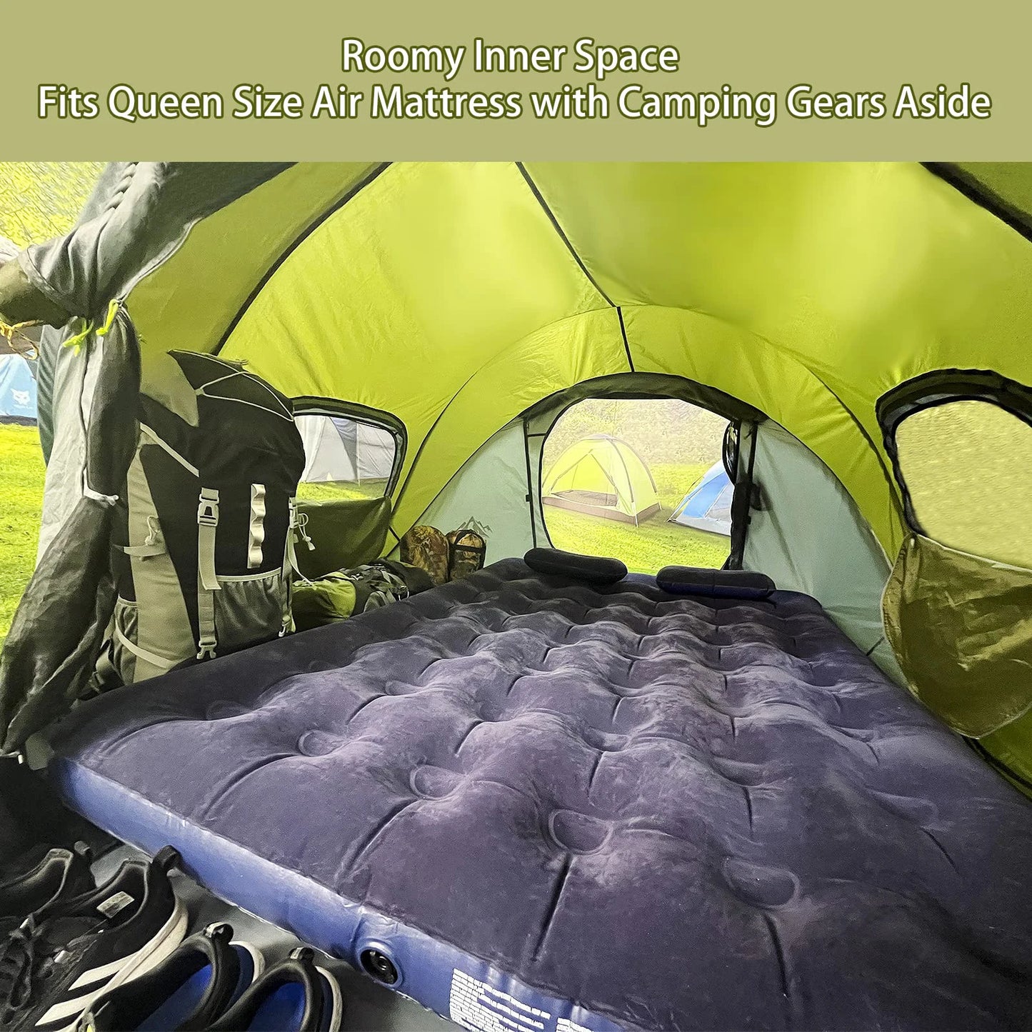 3-4 People Outdoor Throw Open Tent Automatic Pop Up