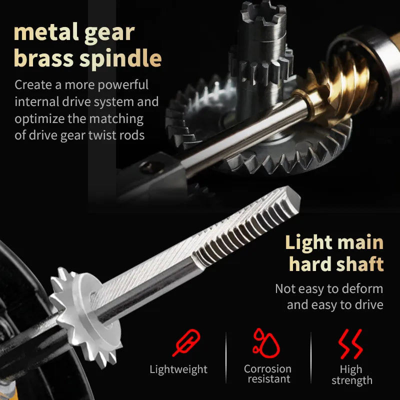 Fishing Reel, He1000-7000 Series, 5.2:1 Gear Ratio, 22.05lb Left/Right Hands Can Be Changed.