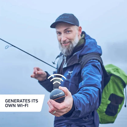 Portable Fish Finder and Depth Finder for Kayaks, Boats and Ice Fishing with GPS Enabled.