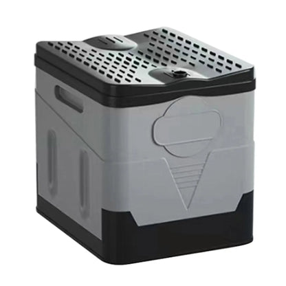 Portable Outdoor Folding Toilet Strong Bearing Capacity Reusable Trash Can.