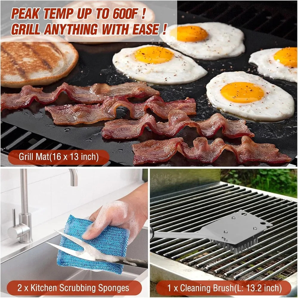 122PCS Men's, BBQ Set