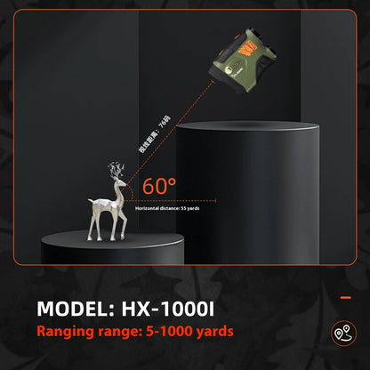 Hunting Rangefinder Up to 1000 Yards, Laser Range Finder with Bow Hunting Mode