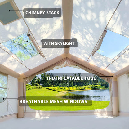 Inflatable Tent for Camping - 6-8 Person Ultra-Quick Setup.
