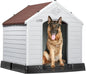 Durable Waterproof Plastic Dog House for Small to Large Sized Dogs.