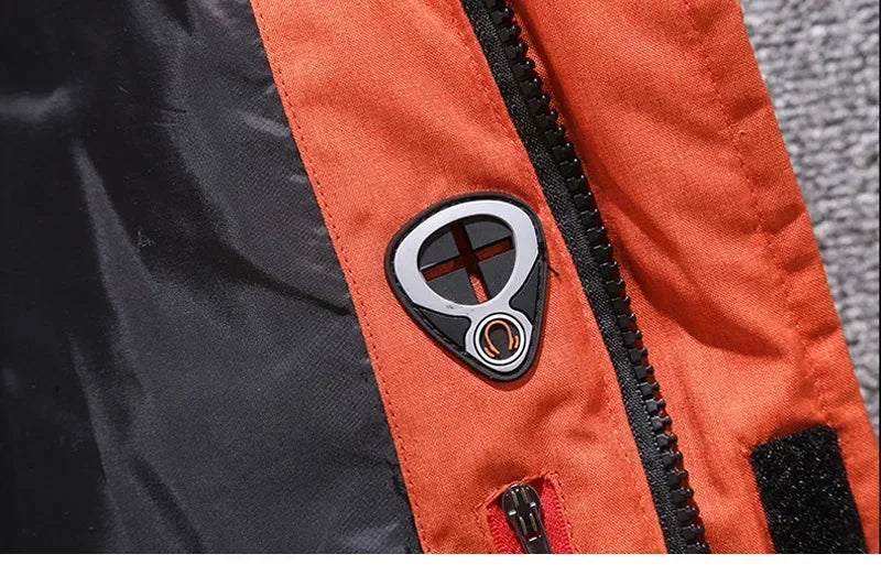 New Thermal Winter Skiing Down Jacket Ski Suit Men Snowboard pants Warm Snowmobile Clothing.