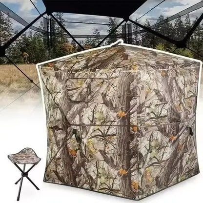 Outdoor 2-3 Person Automatic Camping Hunting Camouflage Tent .