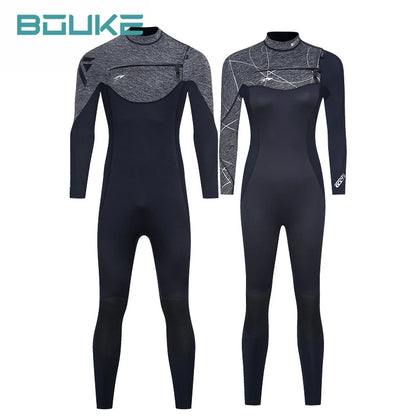 Premium 3MM Neoprene Wetsuit Men Women Surf Scuba Diving .