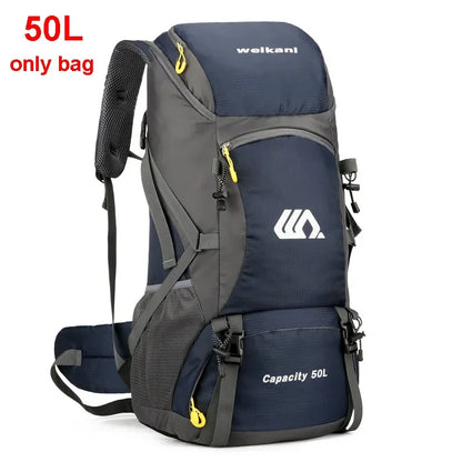 50L Travel Backpack large Hiking Bag Waterproof Outdoor Sports.