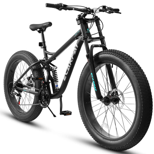 26 inch Mountain Bike, Full-Suspension 21 Speeds