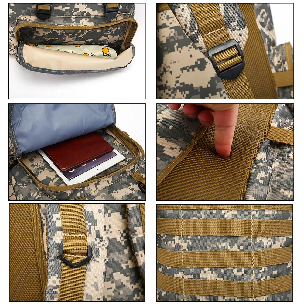 80L/600D  Backpack Waterproof.