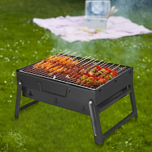 Folding BBQ Charcoal Grill Mini BBQ.