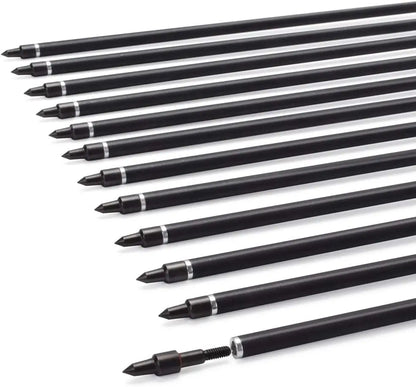 6/12PCS 26/28/30" Arrows for Compound Bows.