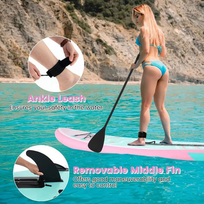 11' x 6" Inflatable Stand Up Paddle Board w/Accessories.