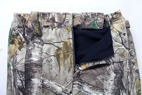 Winter Bionic Ghillie Suit Real Camouflage Jacket Pants Set.