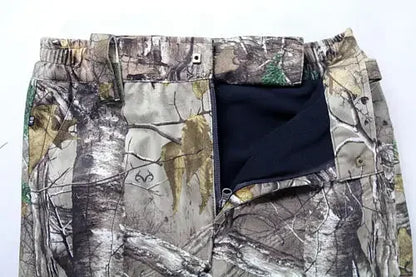 Winter Bionic Ghillie Suit Real Camouflage Jacket Pants Set.