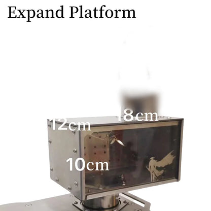 Camping Wood Stove Firewood Stainless Steel With Side Panels.