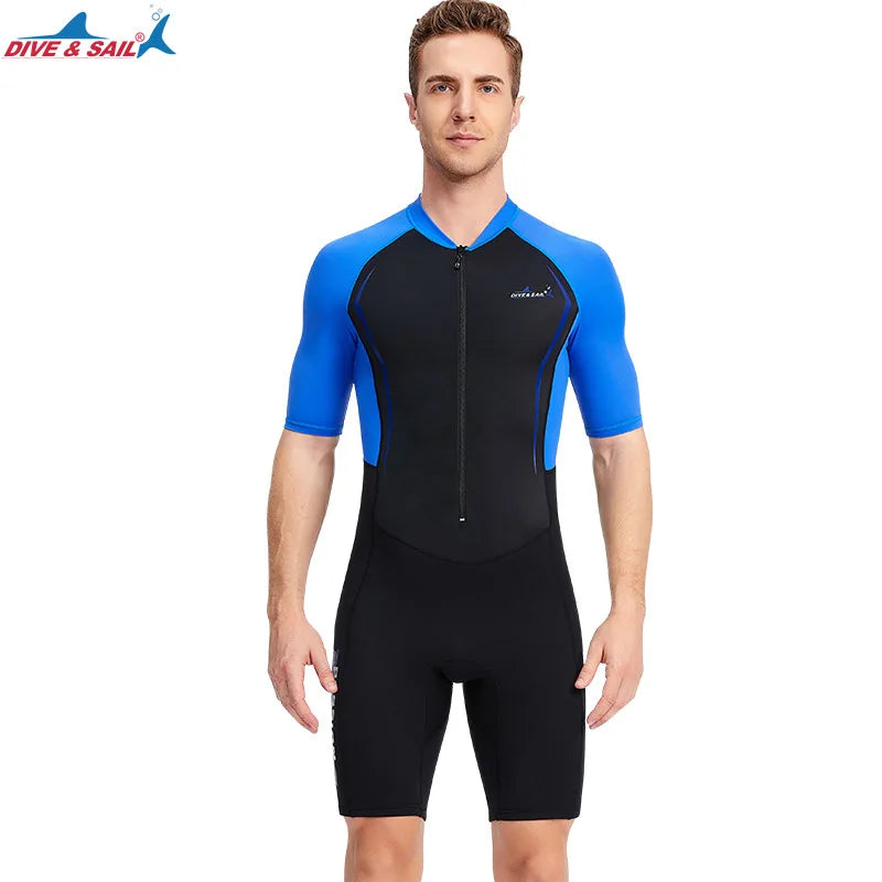 Short-sleeved Shorts 1.5mm  Shorty Wetsuit.