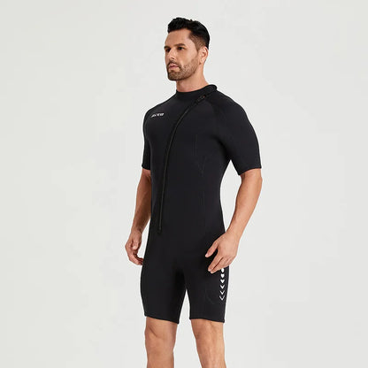 Wetsuit 3mm Neoprene Surf Suit Short Sleeve Swimwear.