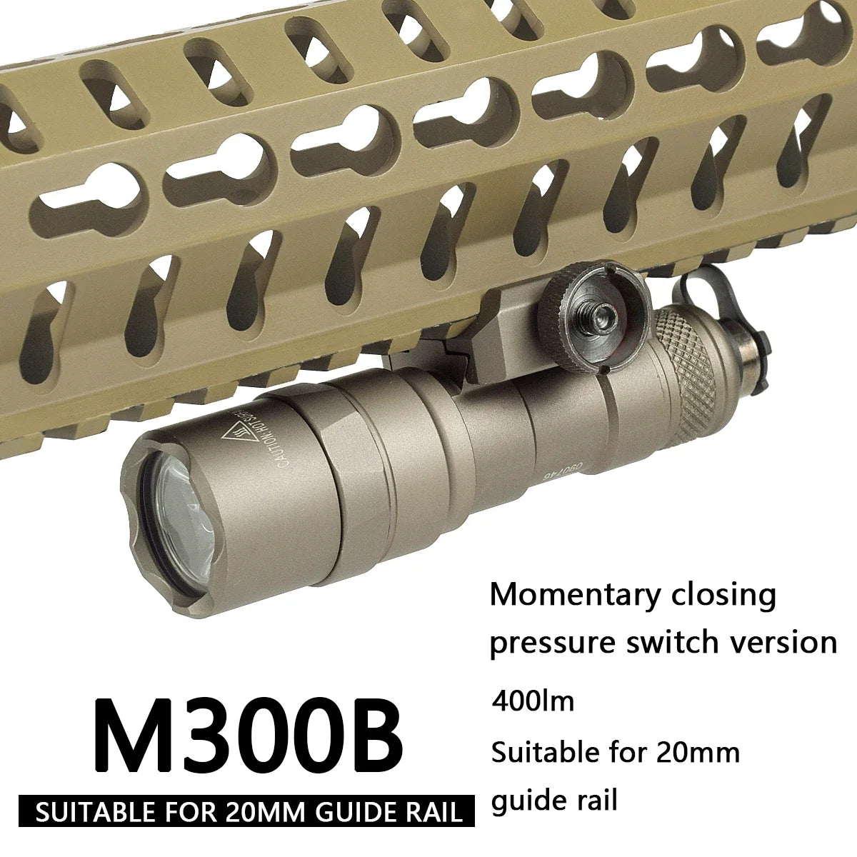 Surefire M300 M600 X300 Weapon Light Remote Pressure Switch LED Flashlight.