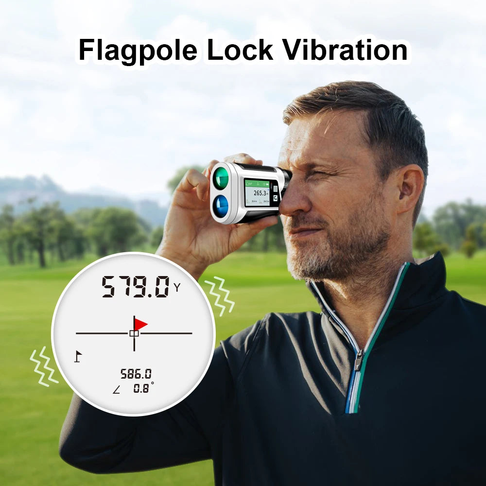 5-580yds Golf Rangefinder with Slope Laser