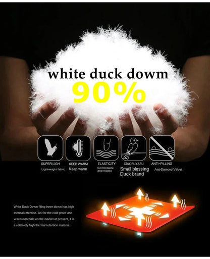 New Thermal Winter Skiing Down Jacket Ski Suit Men Snowboard pants Warm Snowmobile Clothing.