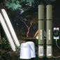 SELORSS Solar Camping Lantern 2000mAh Folding Portable Camping Light Waterproof 3 Warm Light for Hiking Camping Fish USB-Type C