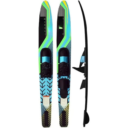 Combo Water Skis Adult Black/Blue 67"/ 170 cm.