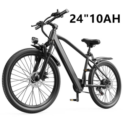 26" 24" Electric Bike For Adults 500W 19 MPH 30Miles.