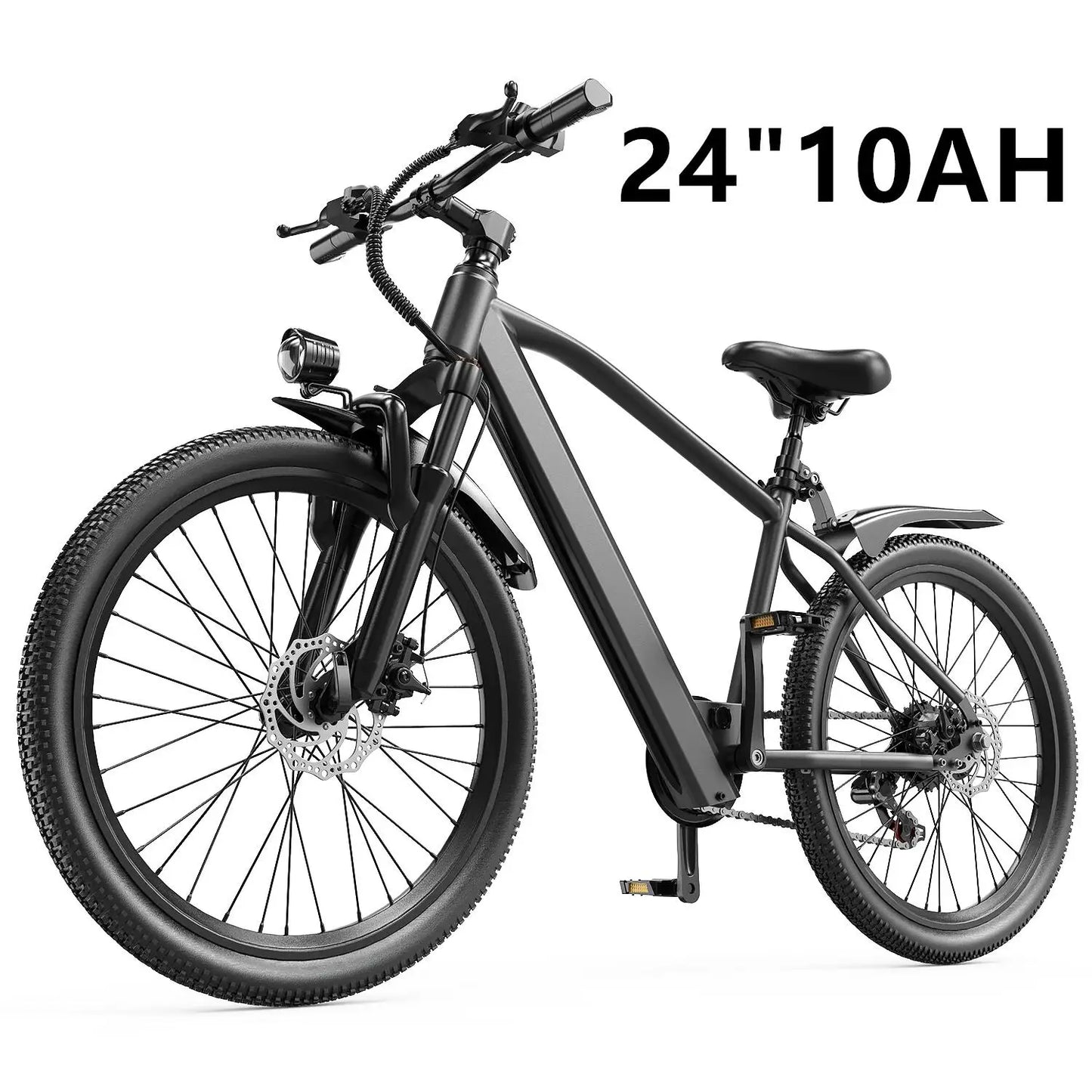 Electric Mountain Bike, 26" 24" 500W 36V Battery 30 Miles Range.