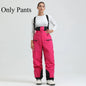 New Ski Pant Solid Snow  Women Windproof Waterproof Snow Pants.