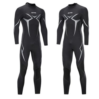 1.5mm 3mm Men Wetsuit Neoprene Scuba Diving Suit One-piece Zipper.