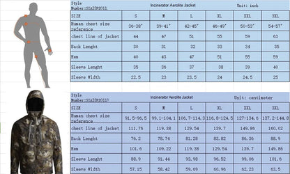 Men's winter waterproof insulation camouflage Hudson jacket fishing hunting Jacket.