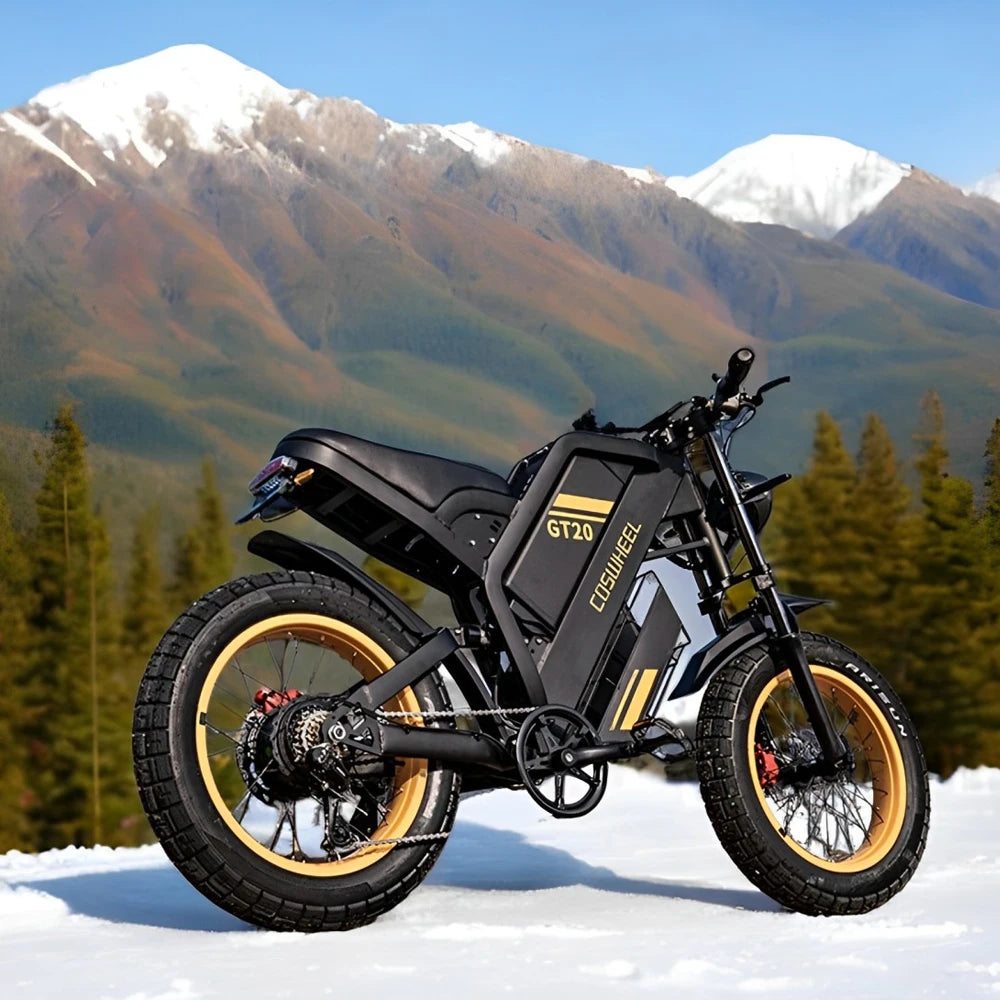 Electric bike for Adult 2000W 60V Off-Road Motorcycle 20Inch.