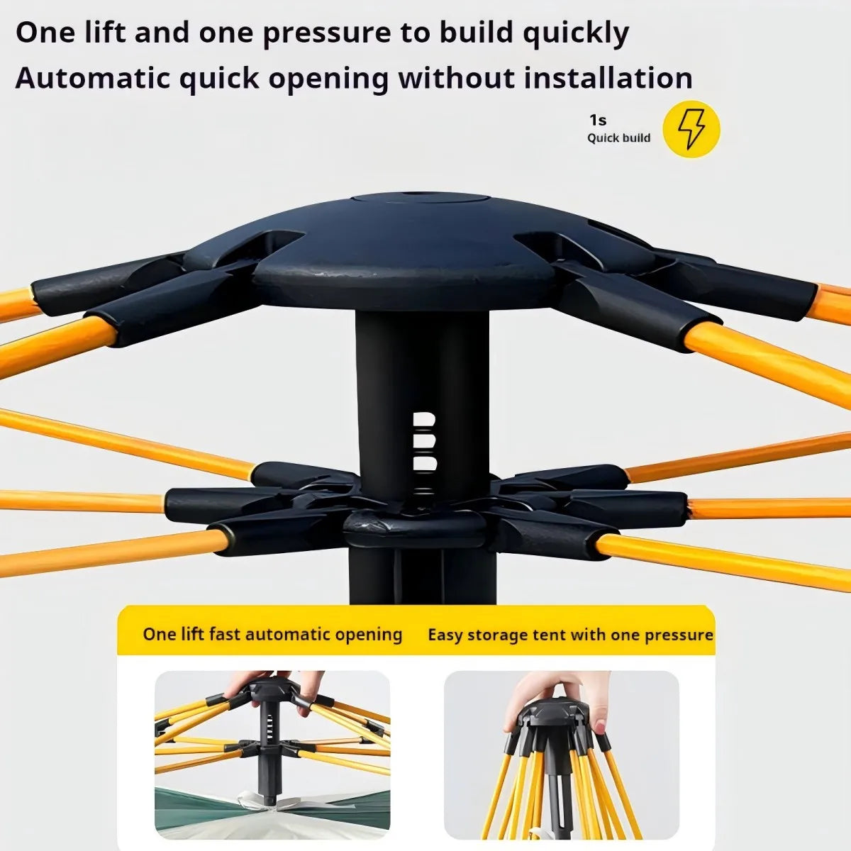 Camping tent 4 person waterproof.