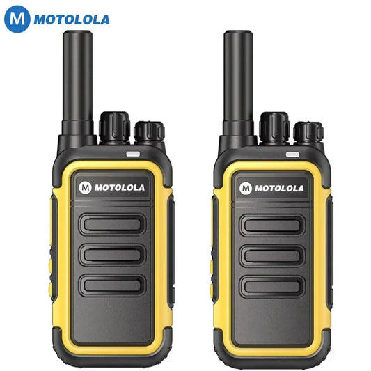 Motolola 2Pcs Mini Walkie Talkie Portable Two-Way Radio UHF.