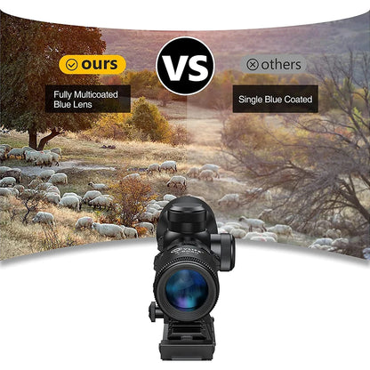 3-9X40  Rifle Scope Wire Rangefinder Reticle Crossbow Mil Dot Reticle.