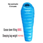 Sleeping Bag Adult Mummy White Goose Down Warm Three Seasons.