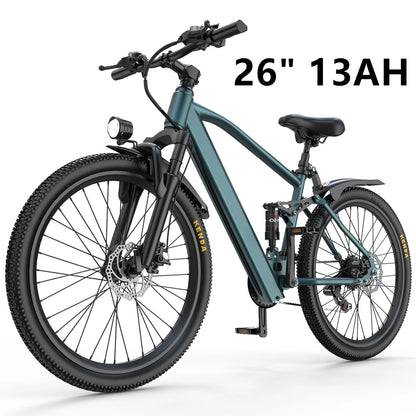26'' 24'' Electric Bike, 36V 13Ah/10Ah Battery, 500W Motor.