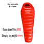 Sleeping Bag Adult Mummy White Goose Down Warm Three Seasons.
