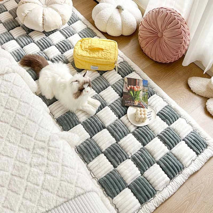 Dog Bed Mat Warm Pet Cat Scratchable Blanket Anti-slip Washable.