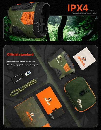 Hunting Rangefinder Up to 1000 Yards, Laser Range Finder with Bow Hunting Mode