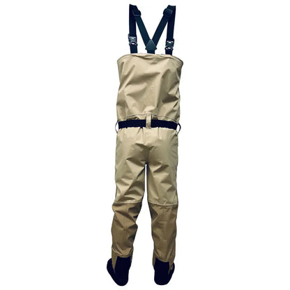 Men's Stocking foot Chest Waders with Front Zipper.