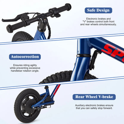 Electric Bike For Kids Ages 3-5 Years Old Kids 24V 100W.