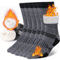 3 Pairs Men Women Merino Wool Crew Socks .
