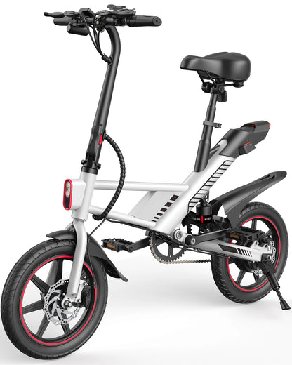 14" - 450W Electric Bike for Adults, 18.6MPH 3 Riding Modes 36V 10AH Battery.