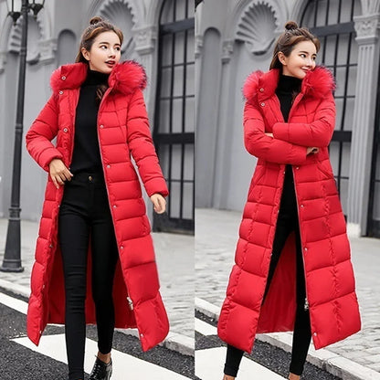 2025 Winter Women's Jacket Warm, Bow Belt.