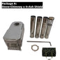 Camping Wood Stove Firewood Stainless Steel With Side Panels.