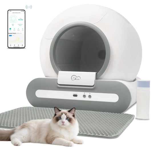 65L Self-Cleaning Cat Litter Box App Control.