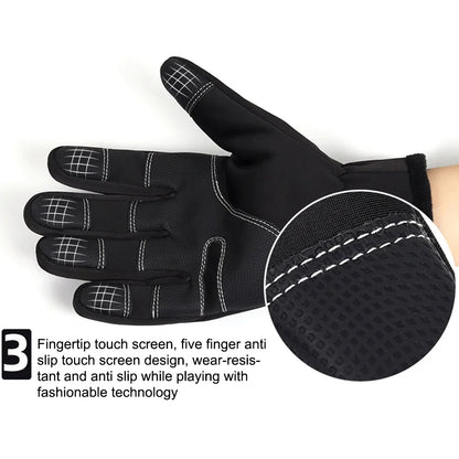 Electric Thermal Heat Gloves Winter Warm Touch Screen Waterproof Rechargeable 
.