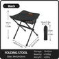 Outdoor Portable Folding Stool Aluminum Alloy Minin Storage Chair.